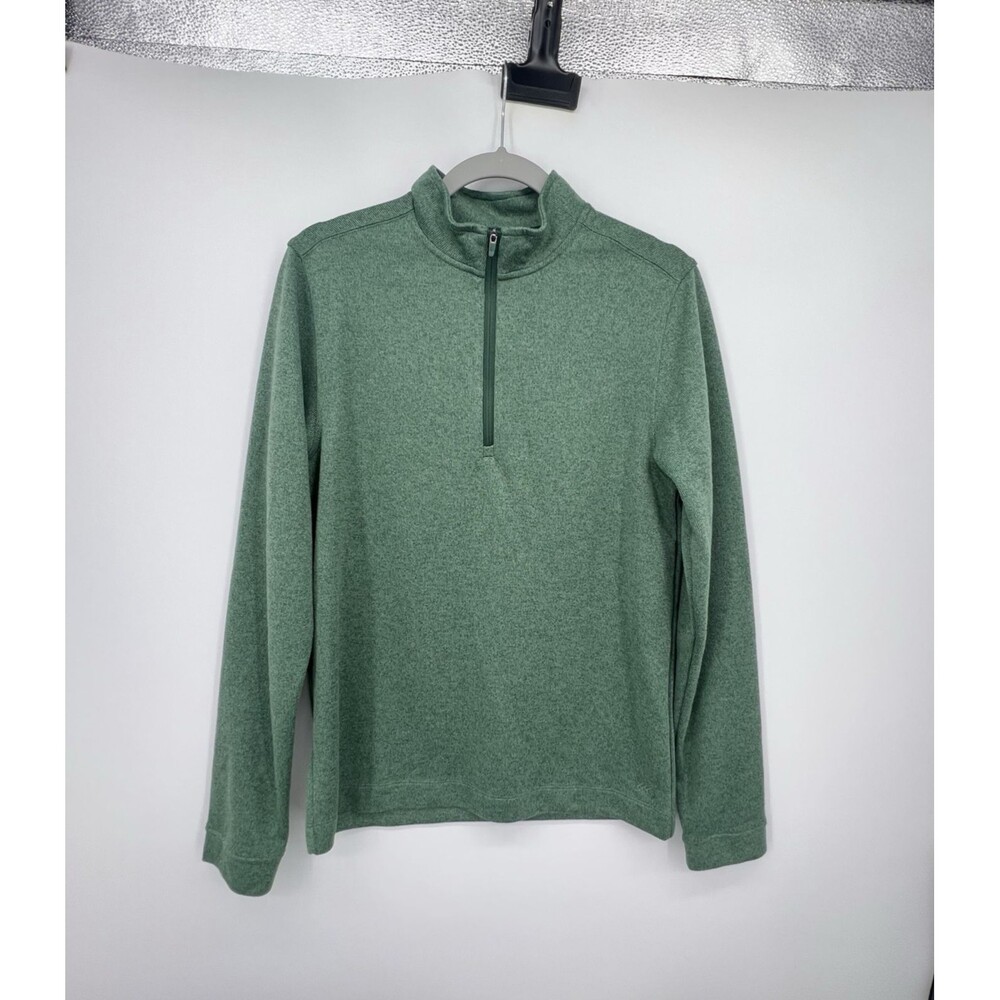 Rhone Commuter 1/4 Zip Pullover Size S Long Sleeve Green Athleisure Golf Preppy